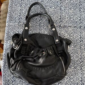 BMAKOWSKY Elegant Black Leather Handbag